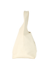 The Sack Bag, &pound;230, Handbags, White, Leather, Side view